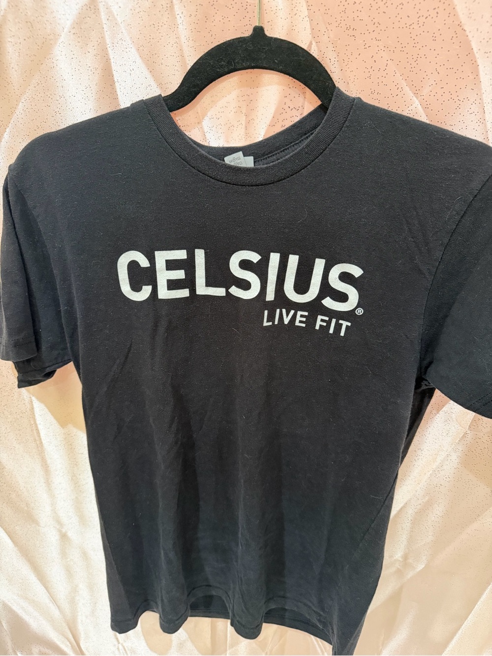 Celsius Live Fit Graphic Tee Black Short Sleeve T-Shirt Unisex